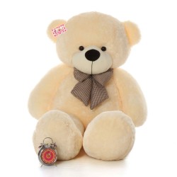 Giant 6 Feet Peach Bow Teddy Bear Soft Toy 180 cm